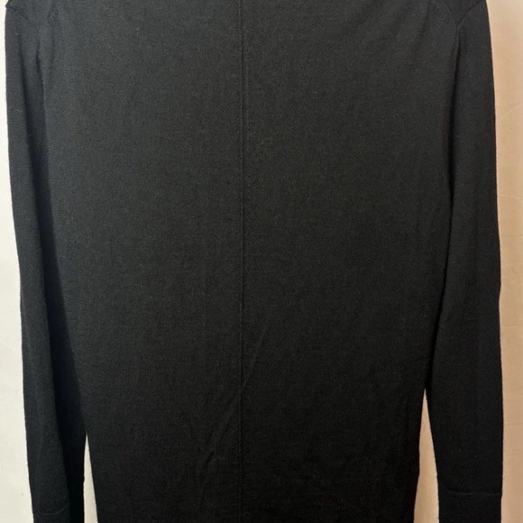 Banana Republic Black Merino Wool Turtleneck Sweater Long Sleeve Women’s Medium - Picture 5 of 14